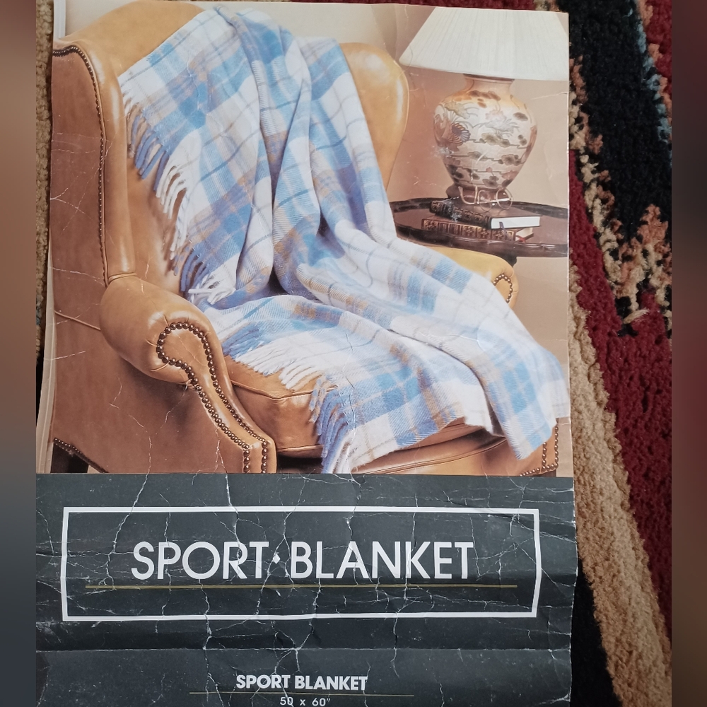 Vintage 90s Stadium Blanket Mervyn's